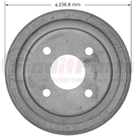 Bendix PDR0429 Brake Drum Drum