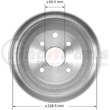 Bendix PDR0439 Brake Drum Drum