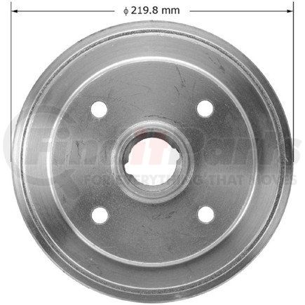 PDR0460 by BENDIX - Brake Drum - Cast Iron, 7.09 Inch Diameter, 4 Lug Holes