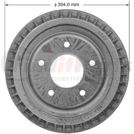 PDR0484 by BENDIX - Brake Drum