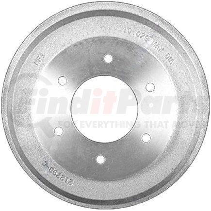 PDR0497 by BENDIX - Brake Drum - Cast Iron, 10 Inch Diameter, 6 Lug Holes