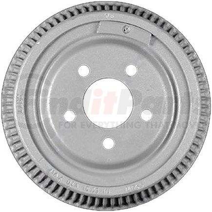 PDR0556 by BENDIX - Brake Drum - Rear, 10", Cast Iron, Natural, 5 Lug Holes, 4.5" Bolt Circle