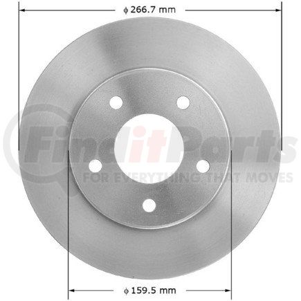 PRT1400 by BENDIX - Brake Rotor