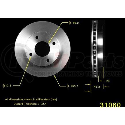 PRT1543 by BENDIX - Rotor