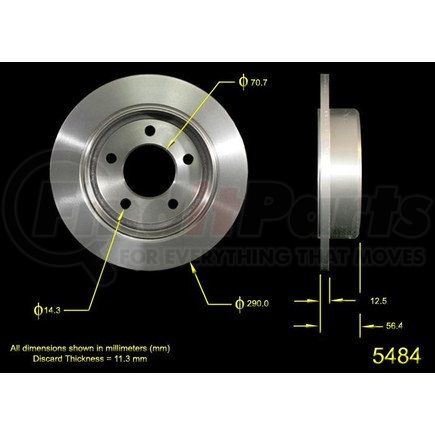 PRT1547 by BENDIX - Brake Rotor