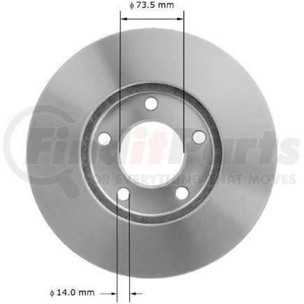 PRT1576 by BENDIX - Brake Rotor