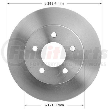 PRT1621 by BENDIX - Disc Brake Rotor - Iron, 11.07 Inch Diameter, Vented, Smooth Finish