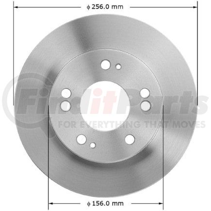 Bendix PRT1658 Disc Brake Rotor Global Rotor