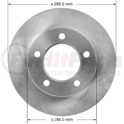 PRT1214 by BENDIX - Disc Brake Rotor