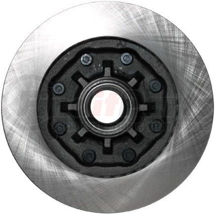 PRT1186 by BENDIX - Disc Brake Rotor - Hat, Iron, Natural, Vented, 8 Bolt Holes, 12.50" O.D.