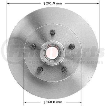 PRT1264 by BENDIX - Brake Rotor