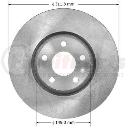 PRT1945 by BENDIX - Brake Rotor