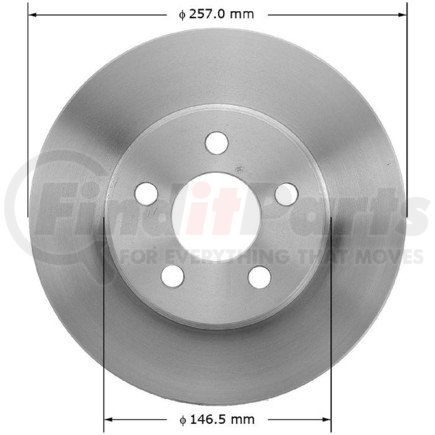 Bendix PRT5023 Disc Brake Rotor Rotor