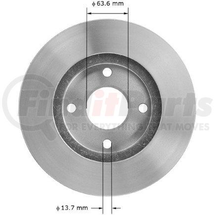 PRT5044 by BENDIX - Brake Rotor