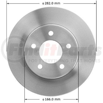 PRT5246 by BENDIX - Disc Brake Rotor - Iron, 11.10 Inch Diameter, Vented, Smooth Finish