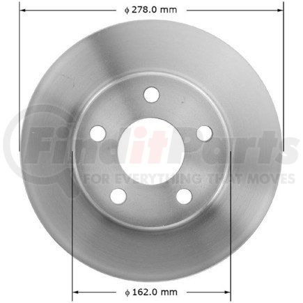 PRT5250 by BENDIX - Disc Brake Rotor - Fits 1997-2005 Buick Century