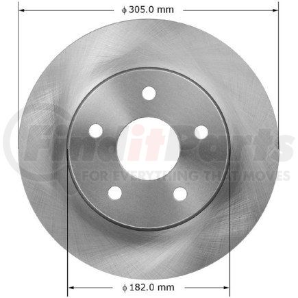 PRT5254 by BENDIX - Brake Rotor