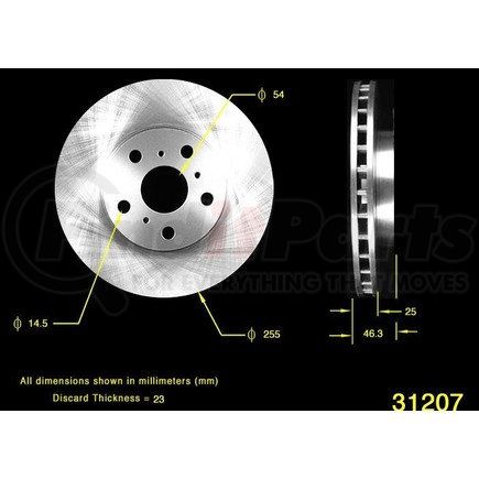 PRT1739 by BENDIX - Brake Rotor