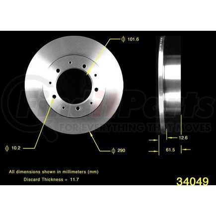 PRT1756 by BENDIX - Brake Rotor