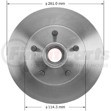 PRT1757 by BENDIX - Rotor