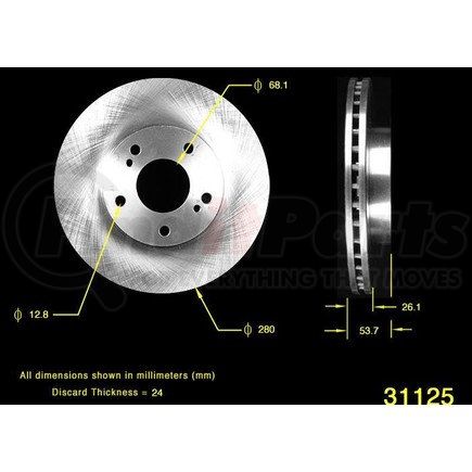 Bendix PRT1759 Disc Brake Rotor Rotor