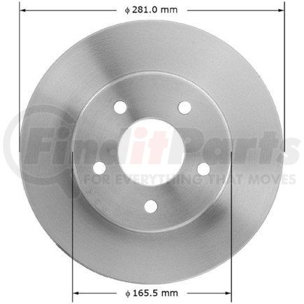 PRT1792 by BENDIX - Brake Rotor