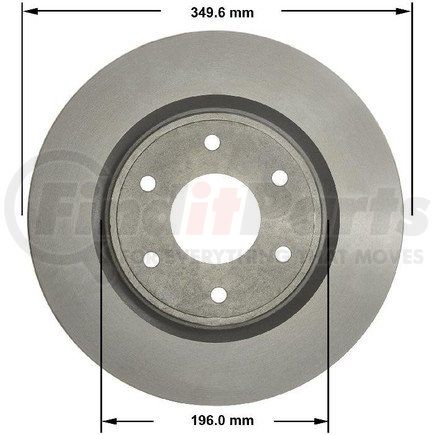 PRT5724 by BENDIX - Brake Rotor