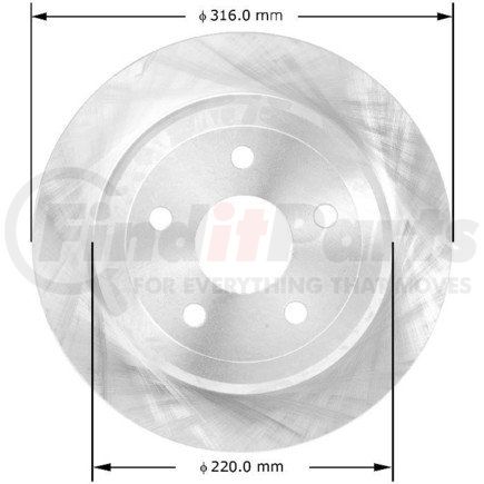 PRT5726 by BENDIX - Brake Rotor