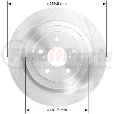 PRT5744 by BENDIX - Brake Rotor