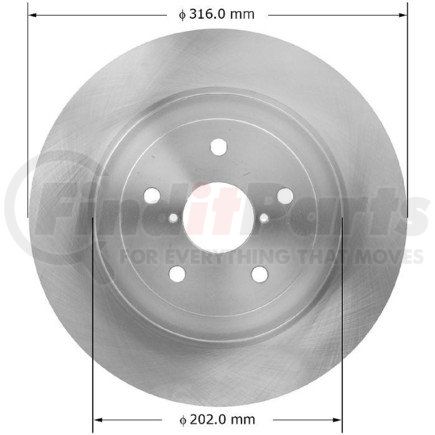 PRT5754 by BENDIX - Brake Rotor