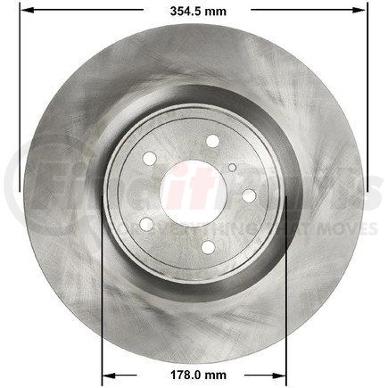 PRT5814 by BENDIX - Brake Rotor