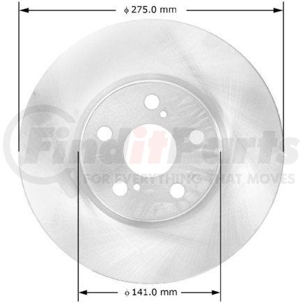 PRT5818 by BENDIX - Brake Rotor