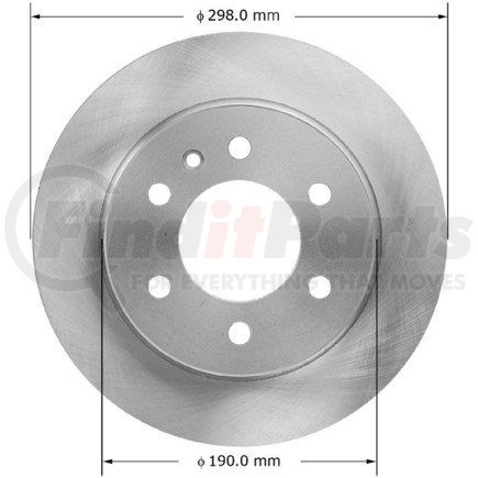 PRT5826 by BENDIX - Rotor rear sprinter