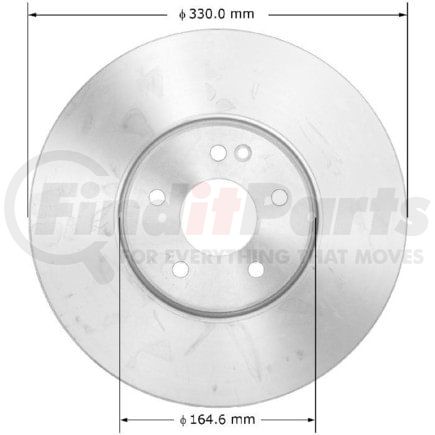 PRT5828 by BENDIX - Rotor