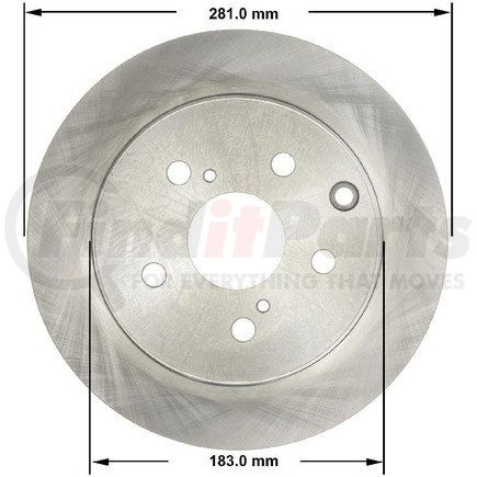 PRT5834 by BENDIX - Brake Rotor