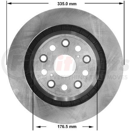 PRT5804 by BENDIX - Brake Rotor