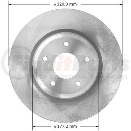 PRT5863 by BENDIX - Brake Rotor