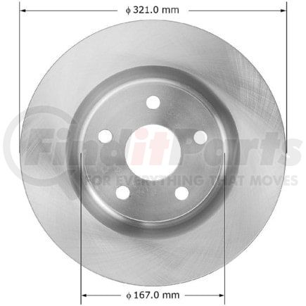 PRT5865 by BENDIX - Brake Rotor