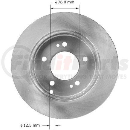 PRT5868 by BENDIX - Brake Rotor