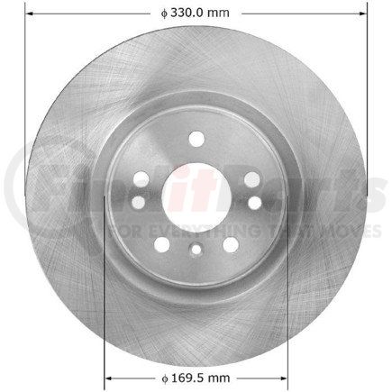 PRT5869 by BENDIX - Rotor