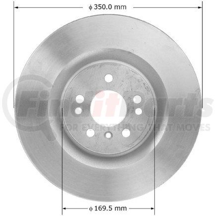 PRT5871 by BENDIX - Brake Rotor