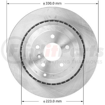 Bendix PRT5872 Disc Brake Rotor Brake Rotor