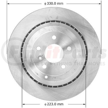 PRT5872 by BENDIX - Brake Rotor