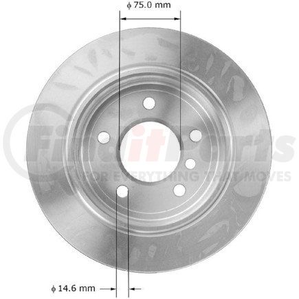 PRT5873 by BENDIX - Brake Rotor