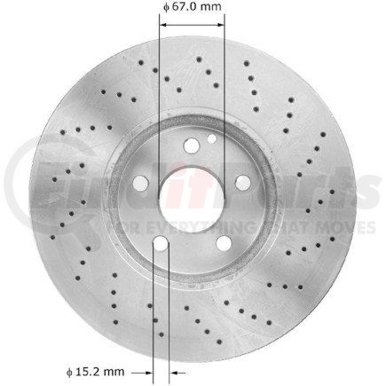 PRT5874 by BENDIX - Brake Rotor