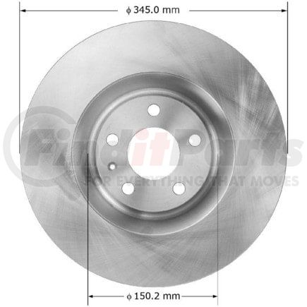 PRT5876 by BENDIX - Rotor