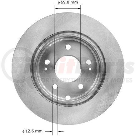 PRT5878 by BENDIX - Brake Rotor
