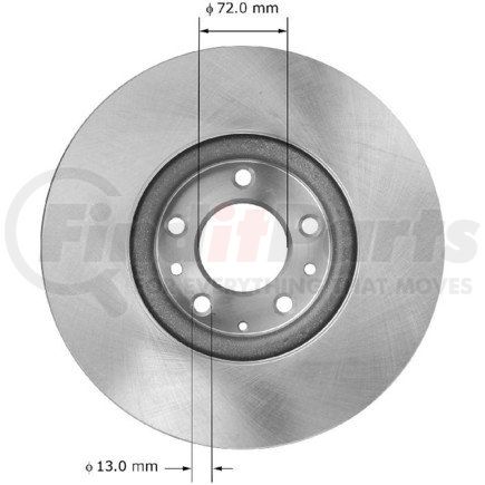 PRT5880 by BENDIX - Brake Rotor