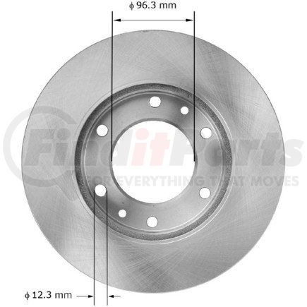 PRT5881 by BENDIX - Brake Rotor