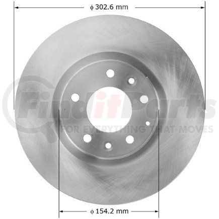 PRT5883 by BENDIX - Brake Rotor